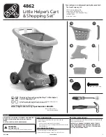 Step2 Little Helper’s Cart & Shopping Set 4862 Quick Start Manual preview