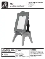 Preview for 1 page of Step2 Masterpiece Easel 4831 Quick Start Manual