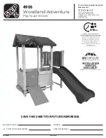 Step2 Woodland Adventure Playhouse & Slide 4906 Manual preview