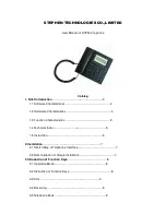 Предварительный просмотр 1 страницы Stephen SVP303 User Manual