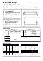 Предварительный просмотр 2 страницы StepperOnline DM480AI User Manual