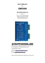 StepperOnline DM556N User Manual preview