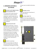 Предварительный просмотр 11 страницы SteppIR CrankIR Assembly & Instruction Manual