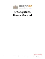 SteppIR SY3 User Manual preview