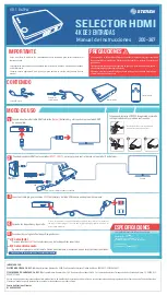 Preview for 1 page of Steren 200-387 Instruction Manual