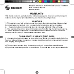 Предварительный просмотр 6 страницы Steren 207-340 User Manual