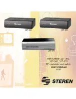 Предварительный просмотр 1 страницы Steren 207-350 User Manual