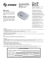 Steren 208-100 Instruction Manual preview