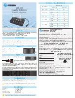 Preview for 2 page of Steren 903-300 Instruction Manual