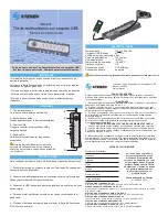 Предварительный просмотр 2 страницы Steren 905-430 Instruction Manual