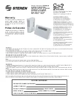 Предварительный просмотр 1 страницы Steren ALA-030 Instruction Manual