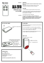 Preview for 2 page of Steren ALA-2010 User Manual