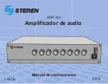 Steren AMP-200 Instruction Manual предпросмотр