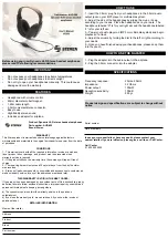 Preview for 1 page of Steren AUD-090 User Manual