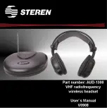 Steren AUD-1300 User Manual предпросмотр