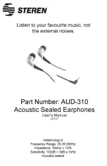 Steren AUD-310 User Manual preview