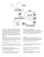 Предварительный просмотр 4 страницы Steren AVS-500 Instruction Manual