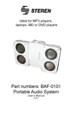 Предварительный просмотр 1 страницы Steren BAF-0101 User Manual