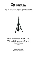 Preview for 1 page of Steren BAF-150 User Manual