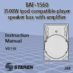 Preview for 13 page of Steren BAF-1560 Instruction Manual