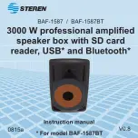 Preview for 20 page of Steren BAF-1587 Instruction Manual