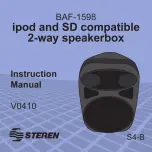 Preview for 21 page of Steren BAF-1598 Instruction Manual