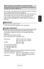 Preview for 2 page of Steren BAF-210 User Manual