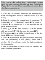 Preview for 10 page of Steren BIKE-030 User Manual