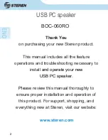 Preview for 15 page of Steren BOC-060RO Instruction Manual