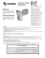 Предварительный просмотр 1 страницы Steren CAM-5000 Manual