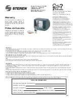 Preview for 1 page of Steren CCTV-100 Manual