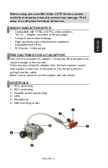 Предварительный просмотр 2 страницы Steren CCTV-130 User Manual