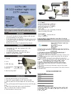 Preview for 1 page of Steren CCTV-180 Instruction Manual