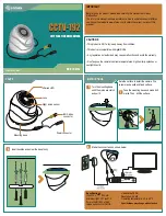 Preview for 2 page of Steren CCTV-192 User Manual