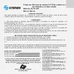 Preview for 25 page of Steren CCTV-255 Instruction Manual