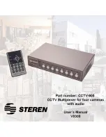 Steren CCTV-905 User Manual предпросмотр