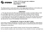 Предварительный просмотр 20 страницы Steren CCTV-908 User Manual