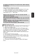 Preview for 6 page of Steren CD-550 User Manual