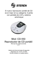 Предварительный просмотр 12 страницы Steren CD-550 User Manual