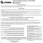 Предварительный просмотр 8 страницы Steren CLK-220 Instruction Manual