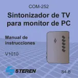 Steren COM-252 Instruction Manual предпросмотр