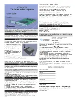 Preview for 1 page of Steren COM-425 Quick Manual