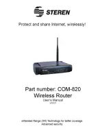 Steren COM-820 User Manual предпросмотр