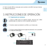 Предварительный просмотр 7 страницы Steren DMX-100 Instruction Manual