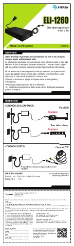 Предварительный просмотр 1 страницы Steren ELI-1260 User Manual