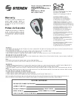 Preview for 1 page of Steren FMT-600 Quick Start Manual