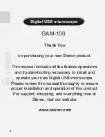 Предварительный просмотр 26 страницы Steren GAM-100 Instruction Manual