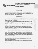 Preview for 45 page of Steren GAM-100 Instruction Manual