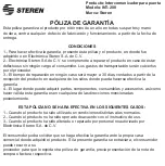 Preview for 25 page of Steren INT-200 User Manual