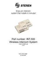 Steren INT-500 User Manual preview